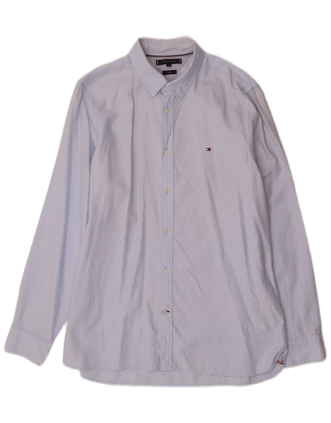 TOMMY HILFIGER Mens Slim Fit Shirt XL Blue