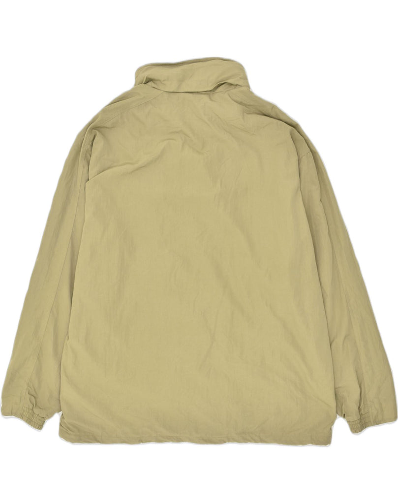 DIADORA Mens Hooded Rain Jacket UK 42 XL Beige Polyamide | Vintage Diadora | Thrift | Second-Hand Diadora | Used Clothing | Messina Hembry 