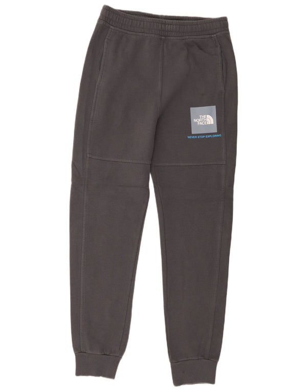 The North Face Mens Tracksuit Trousers Joggers Small Grey Cotton