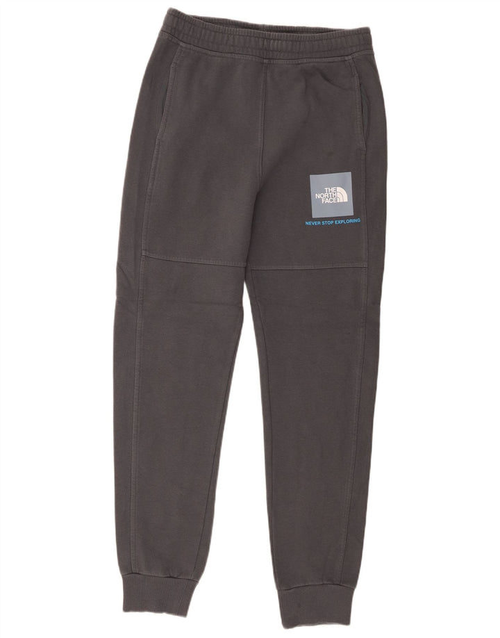 The North Face Mens Tracksuit Trousers Joggers Small Grey Cotton