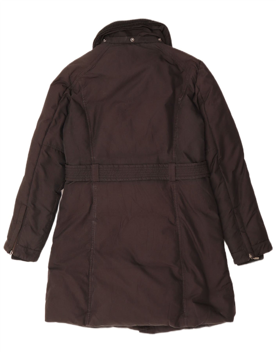 Gas Womens Padded Coat IT 44 Medium Black Polyester