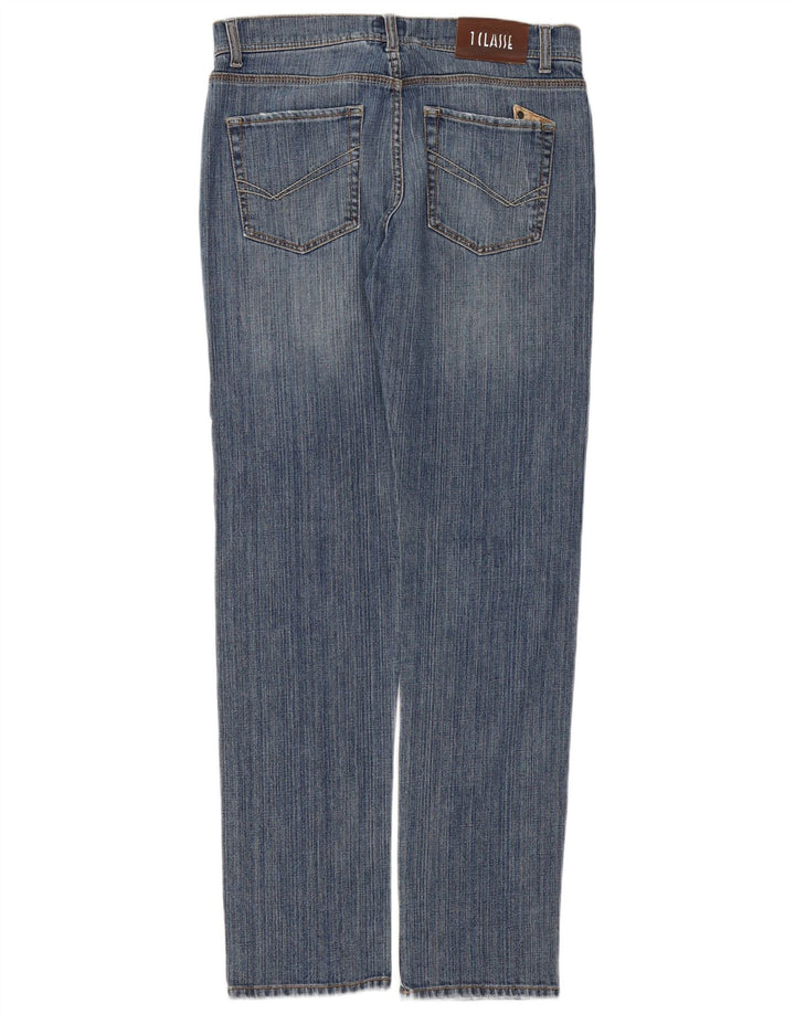 ALVIERO MARTINI Mens Straight Jeans W33 L33 Blue Cotton
