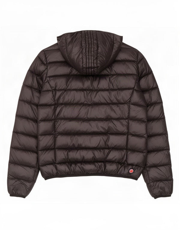 Colmar Womens Hooded Padded Jacket IT 44 Medium Black Polyamide