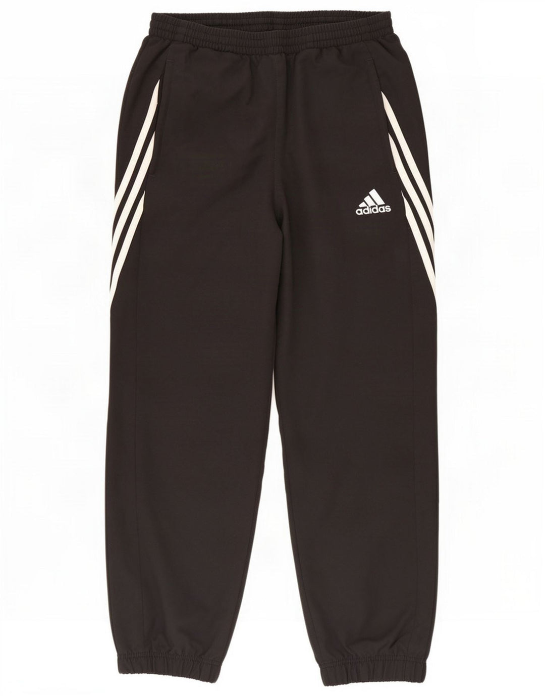 Adidas Mens Tracksuit Trousers Joggers Medium Black Polyester
