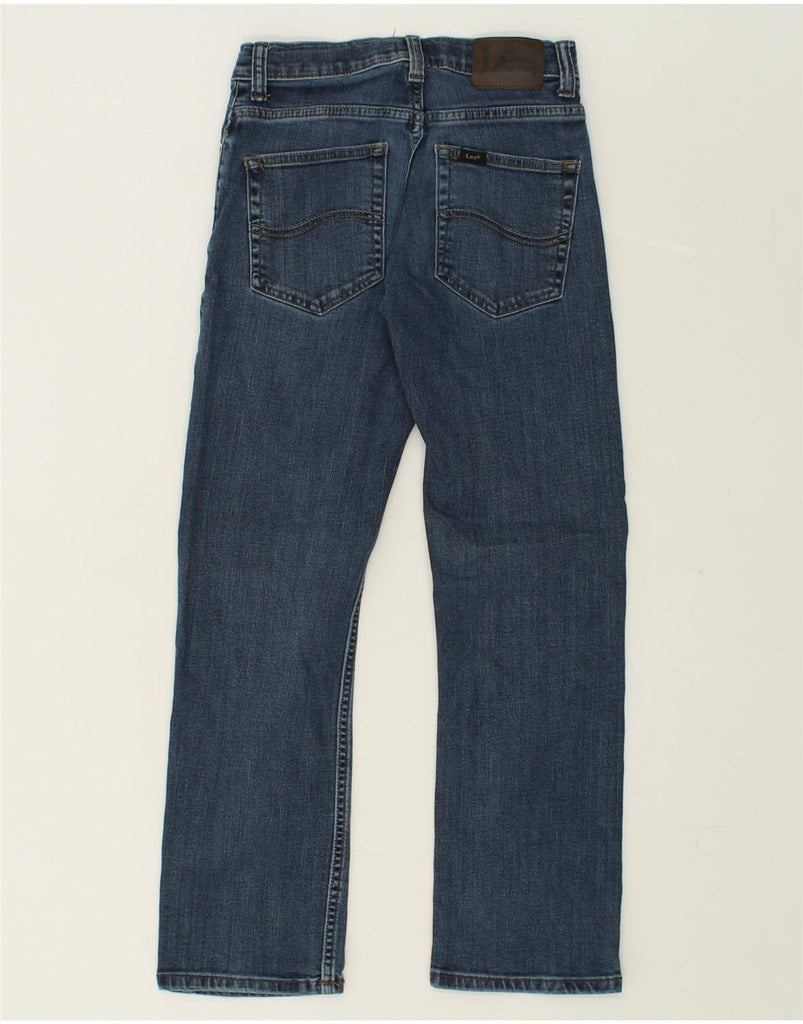 LEE Boys Straight Jeans 11-12 Years W24 L26 Navy Blue Cotton | Vintage Lee | Thrift | Second-Hand Lee | Used Clothing | Messina Hembry 