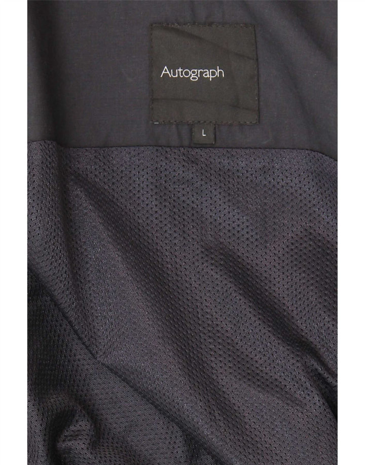 Marks & Spencer Mens Autograph Utility Jacket UK 40 Large Navy Blue