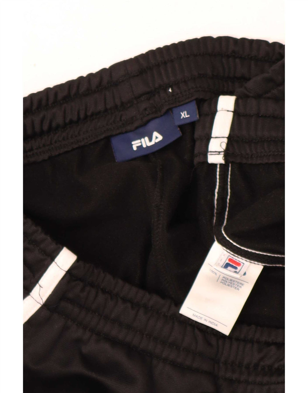 Fila Mens Regular Tracksuit Trousers XL Black Polyester