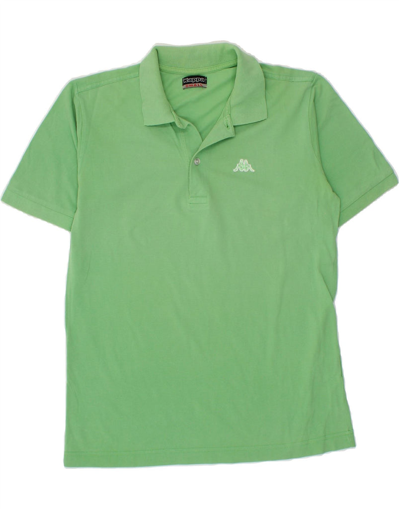 KAPPA Mens Polo Shirt Small Green Cotton Vintage Kappa and Second-Hand Kappa from Messina Hembry 