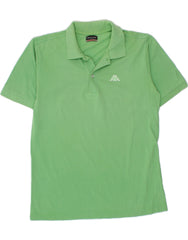 KAPPA Mens Polo Shirt Small Green Cotton