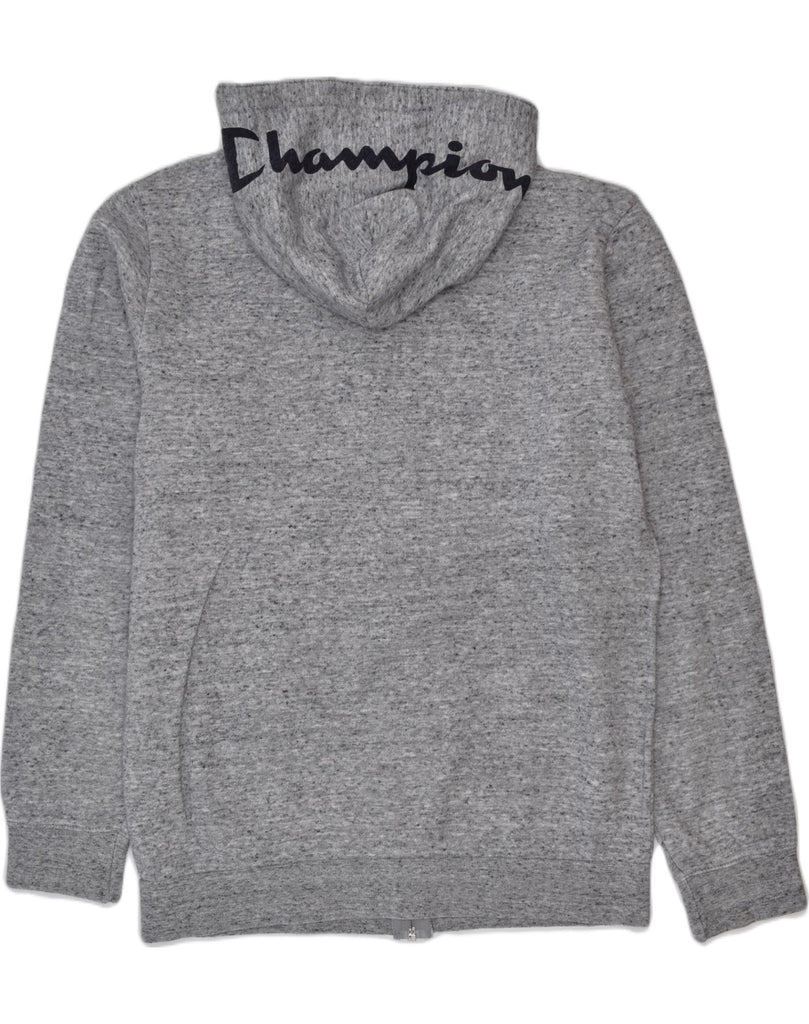 CHAMPION Boys Zip Hoodie Sweater 13-14 Years XL Grey Cotton | Vintage Champion | Thrift | Second-Hand Champion | Used Clothing | Messina Hembry 