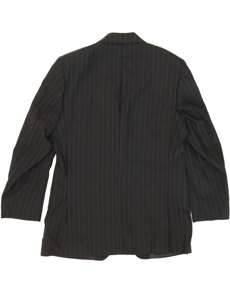 PIERRE CARDIN Mens 2 Button Blazer Jacket UK 40 Large Black Pinstripe Vintage Pierre Cardin and Second-Hand Pierre Cardin from Messina Hembry 