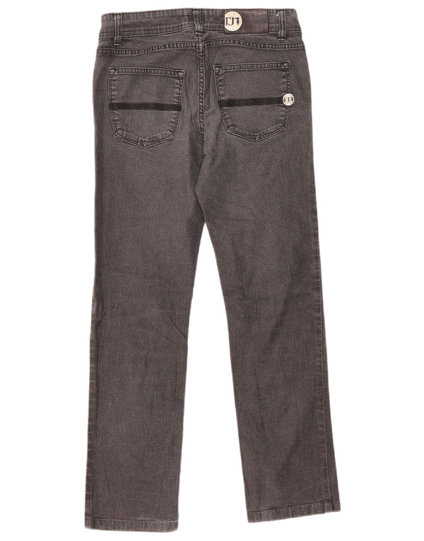 Trussardi Womens Straight Jeans W26 L27 Grey Cotton
