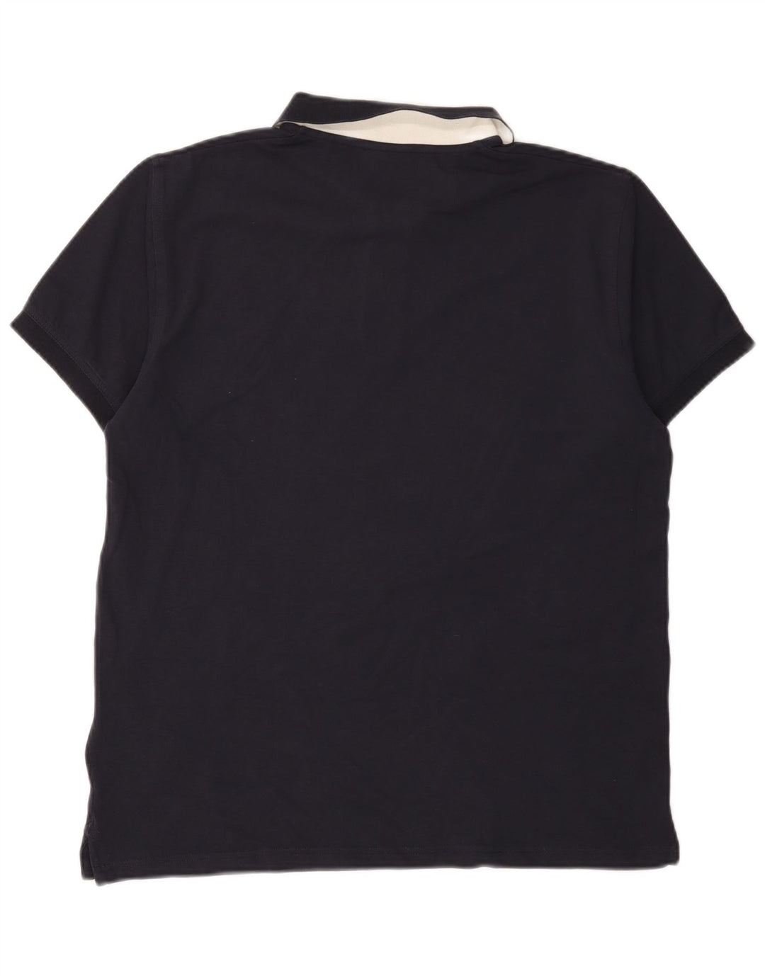 Gant Mens Polo Shirt Large Navy Blue Cotton
