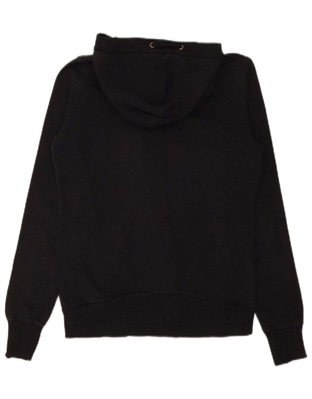 CHAMPION Womens Zip Hoodie Sweater UK 12 Medium Black