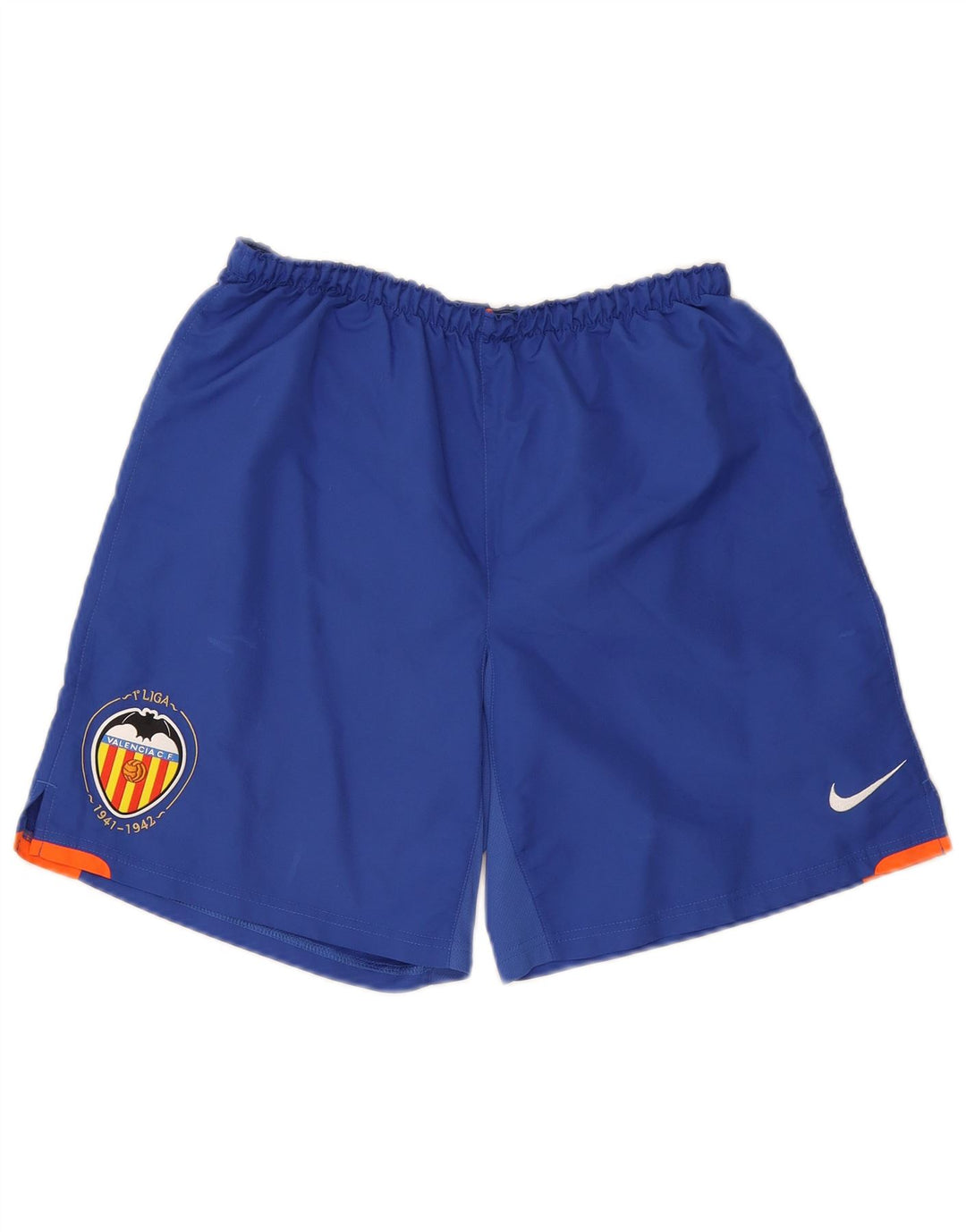 Nike Mens Valencia Sport Shorts Small Blue Polyester
