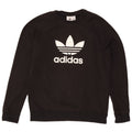 Adidas Mens Graphic Sweatshirt Jumper Medium Black Cotton