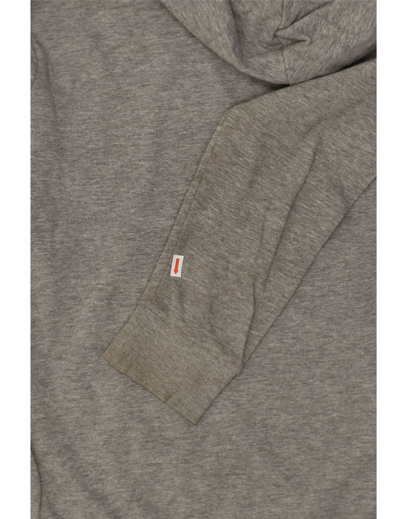 JACK & JONES Mens Graphic Hoodie Jumper Medium Grey Cotton | Vintage Jack & Jones | Thrift | Second-Hand Jack & Jones | Used Clothing | Messina Hembry 