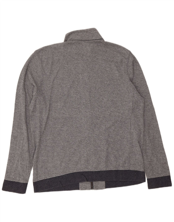Hugo Boss Mens Tracksuit Top Jacket 3XL Navy Blue Cotton