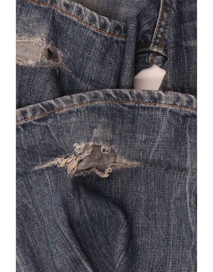 Levi's Womens 572 Bootcut Jeans W28 L34 Blue Cotton
