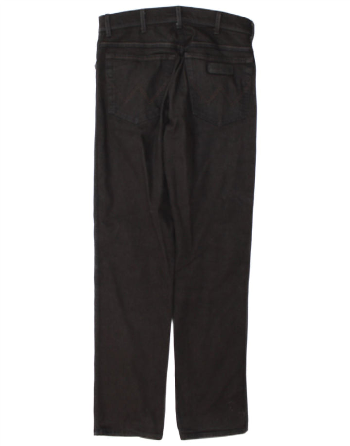 Wrangler Mens Rugged Straight Jeans W32 L33 Black