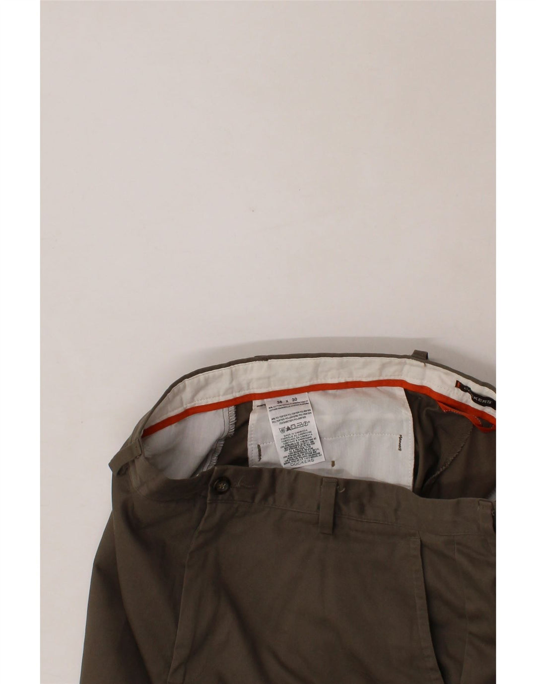 DOCKERS Mens Straight Chino Trousers W36 L30 Grey Cotton Vintage Dockers and Second-Hand Dockers from Messina Hembry 