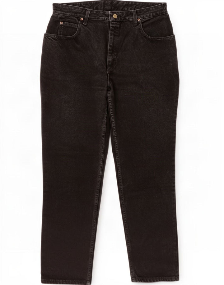 Lee Mens Oklahoma Tapered Jeans W36 L31 Black Cotton