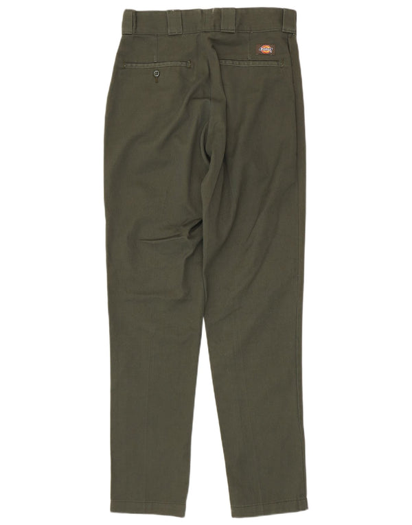 Dickies Womens 874 High Waist Chino Trousers EU 41 Medium W28 L31 Khaki