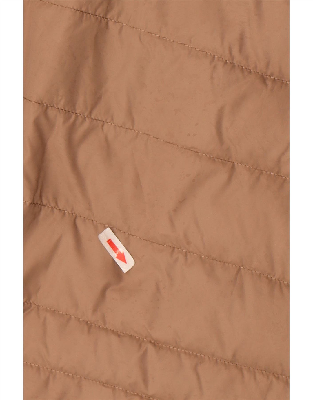 Tommy Hilfiger Womens Padded Gilet UK 12 Medium Beige Polyester