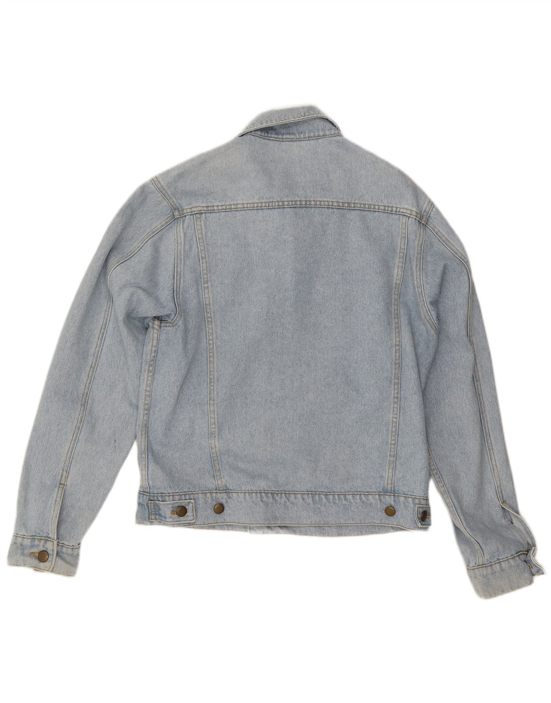 American Apparel Mens Denim Jacket UK 38 Medium Blue Cotton