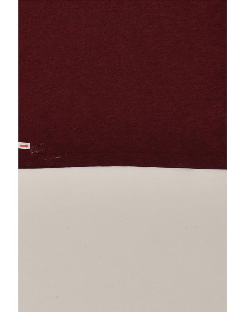 JACK WILLS Mens Graphic T-Shirt Top Medium Burgundy Cotton | Vintage Jack Wills | Thrift | Second-Hand Jack Wills | Used Clothing | Messina Hembry 