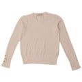 Zara Womens Crop Crew Neck Jumper Sweater UK 10 Small White