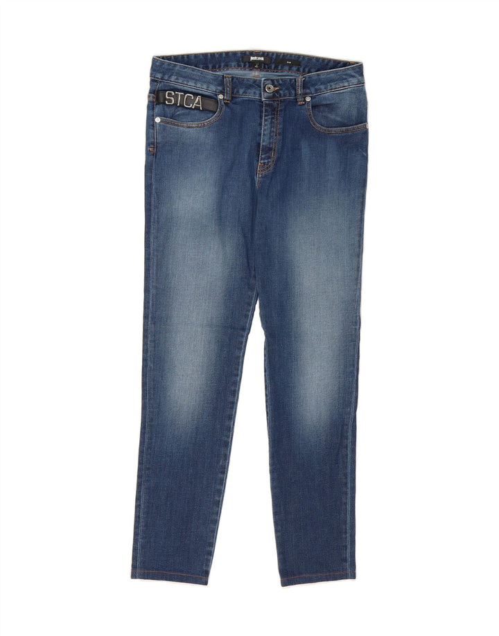 JUST CAVALLI Womens Slim Jeans W30 L29 Blue Cotton Vintage Just Cavalli and Second-Hand Just Cavalli from Messina Hembry 