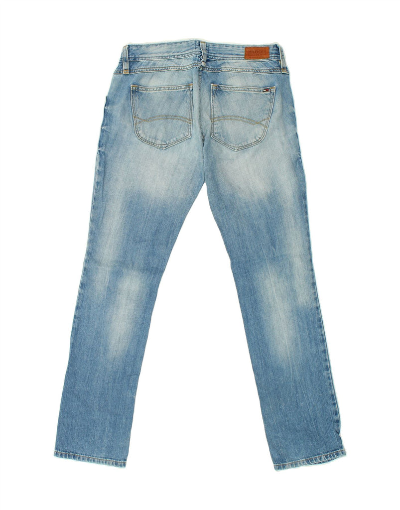 TOMMY HILFIGER Womens Distressed Slim Jeans W29 L32 Blue Vintage Tommy Hilfiger and Second-Hand Tommy Hilfiger from Messina Hembry 