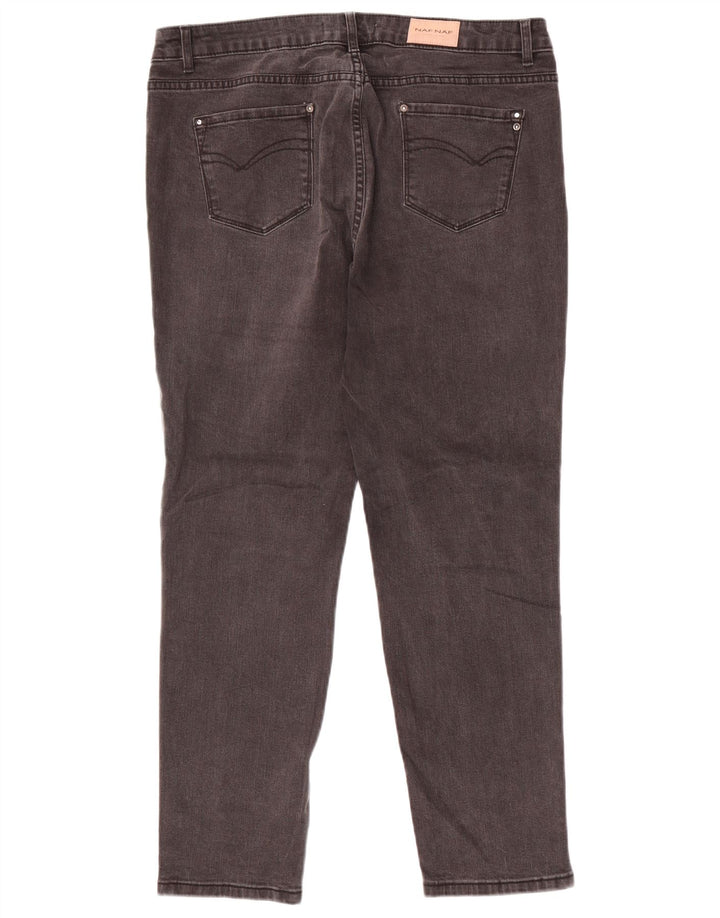 Naf Naf Womens Slim Jeans EU 42 Large W34 L28 Grey