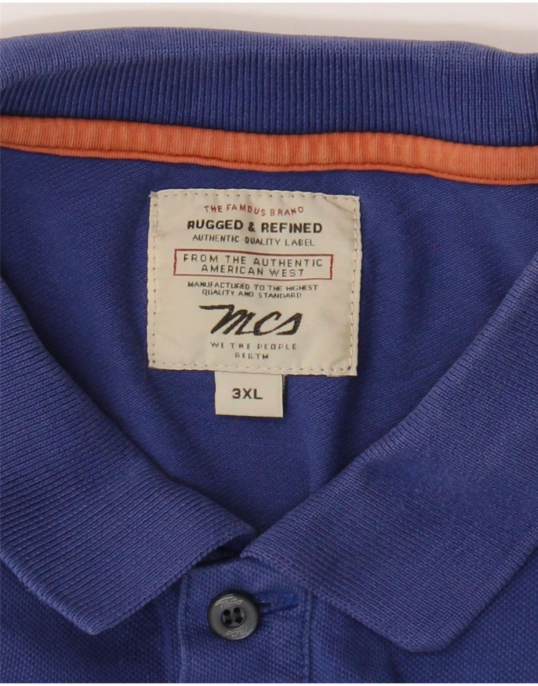 Marlboro Classics Mens Polo Shirt 3XL Navy Blue