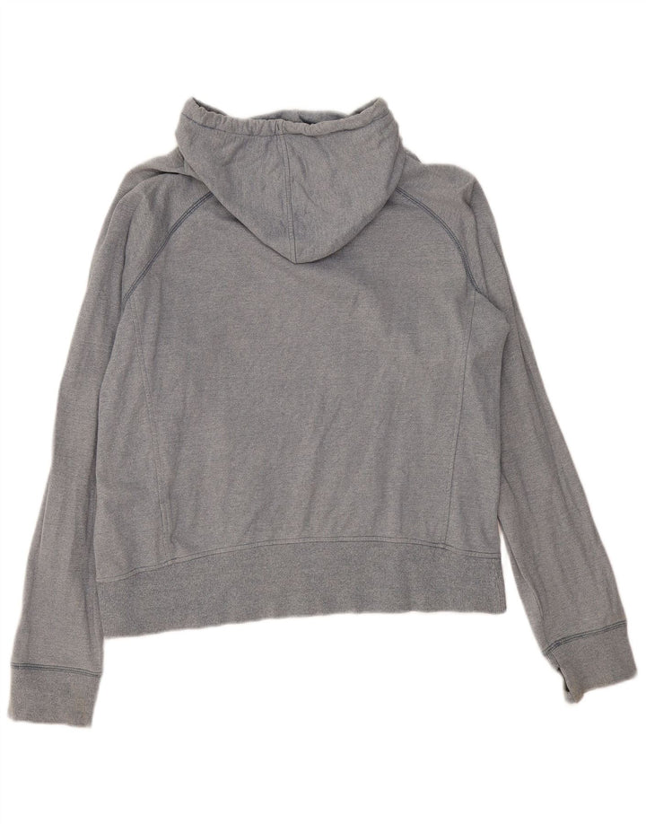 RIP CURL Womens Graphic Hoodie Jumper UK 16 Large Grey Cotton