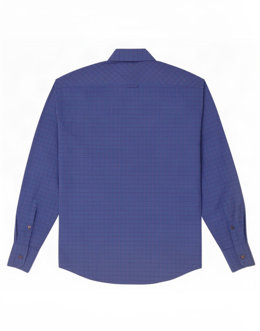 Ben Sherman Mens Shirt Medium Blue Check Cotton