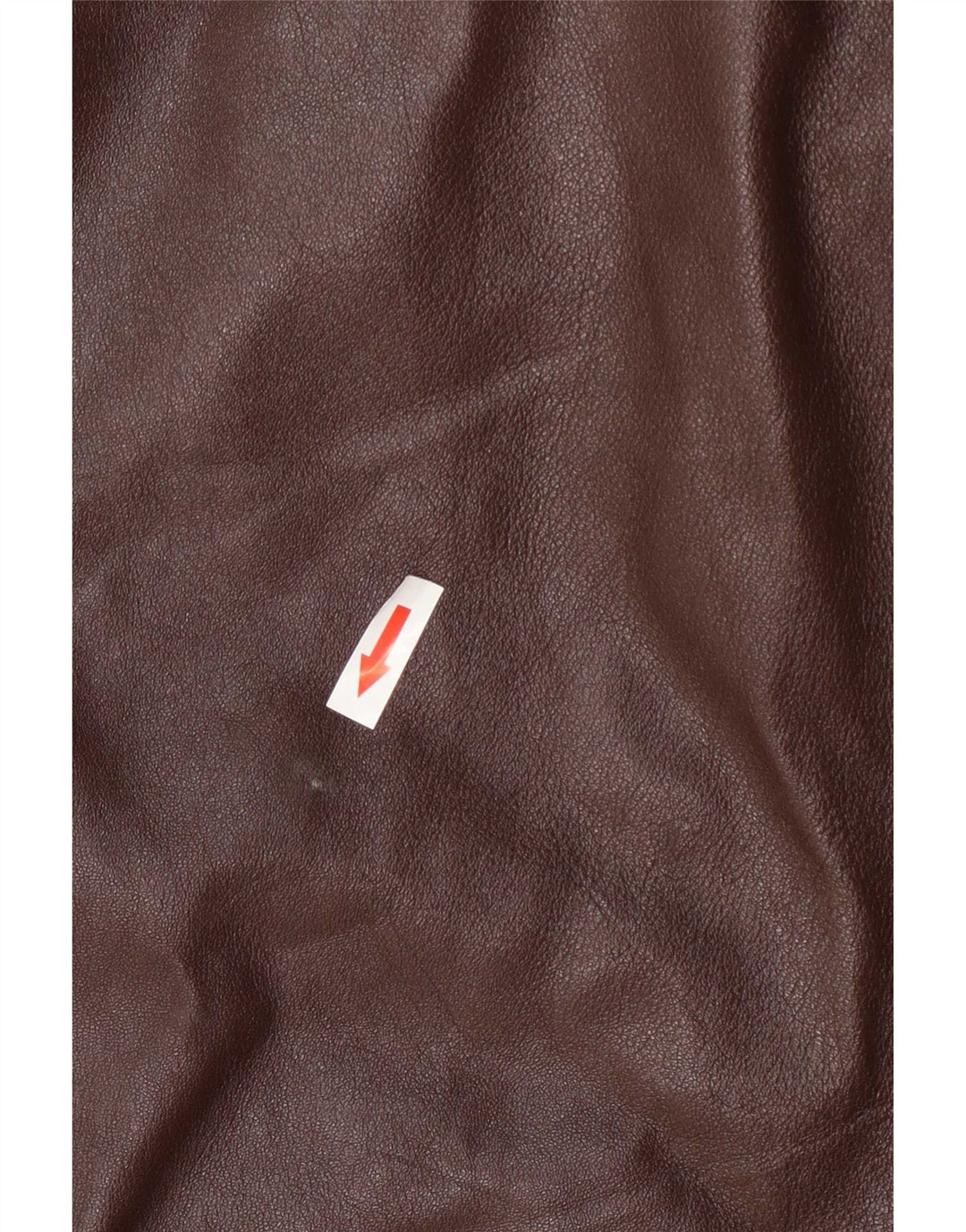 Vintage Womens Leather Coat IT 48 XL Burgundy