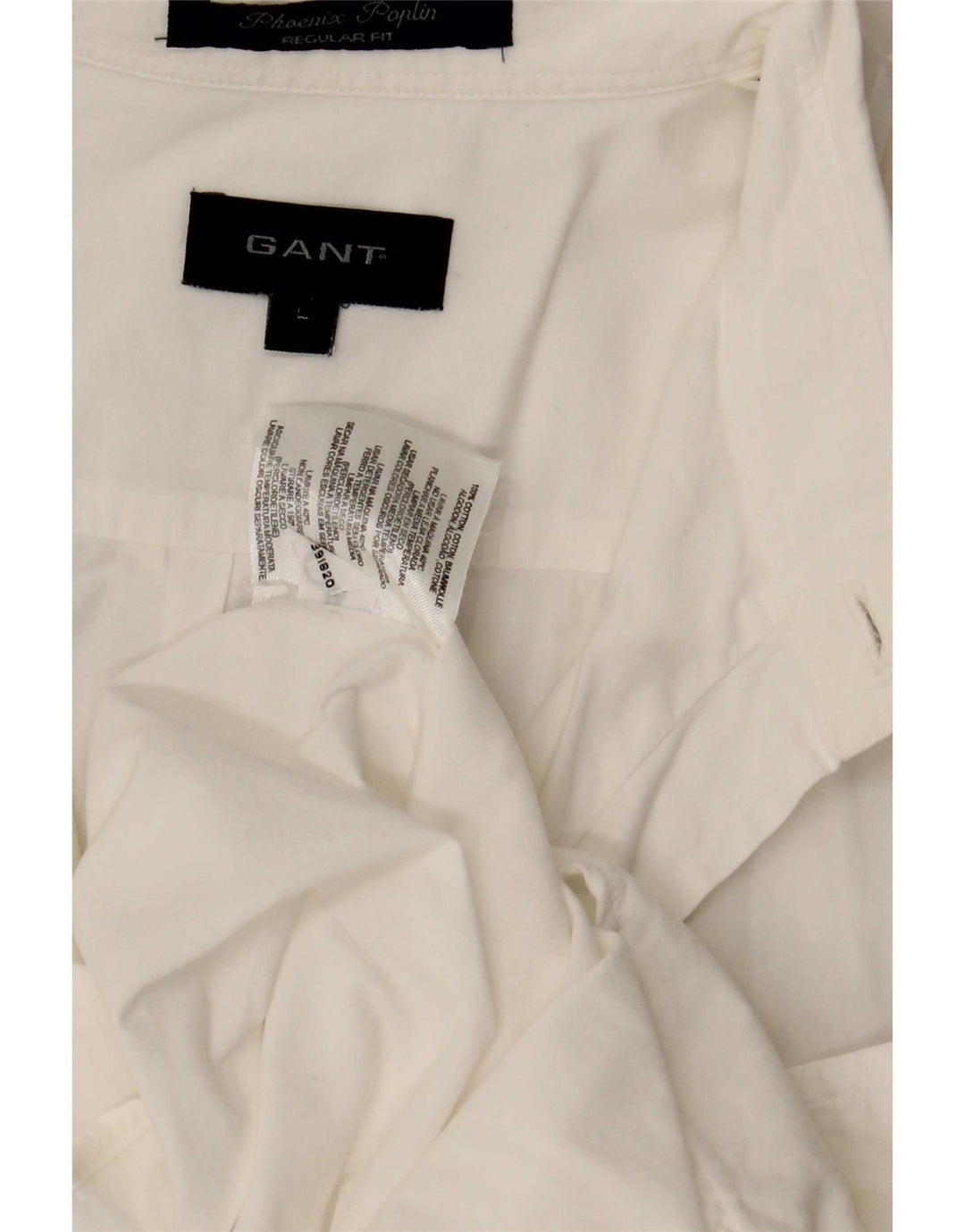 Gant Mens Regular Fit Shirt Large White Cotton
