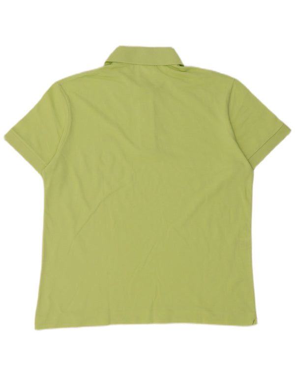 Lacoste Mens Polo Shirt Size 4 Medium Green Cotton