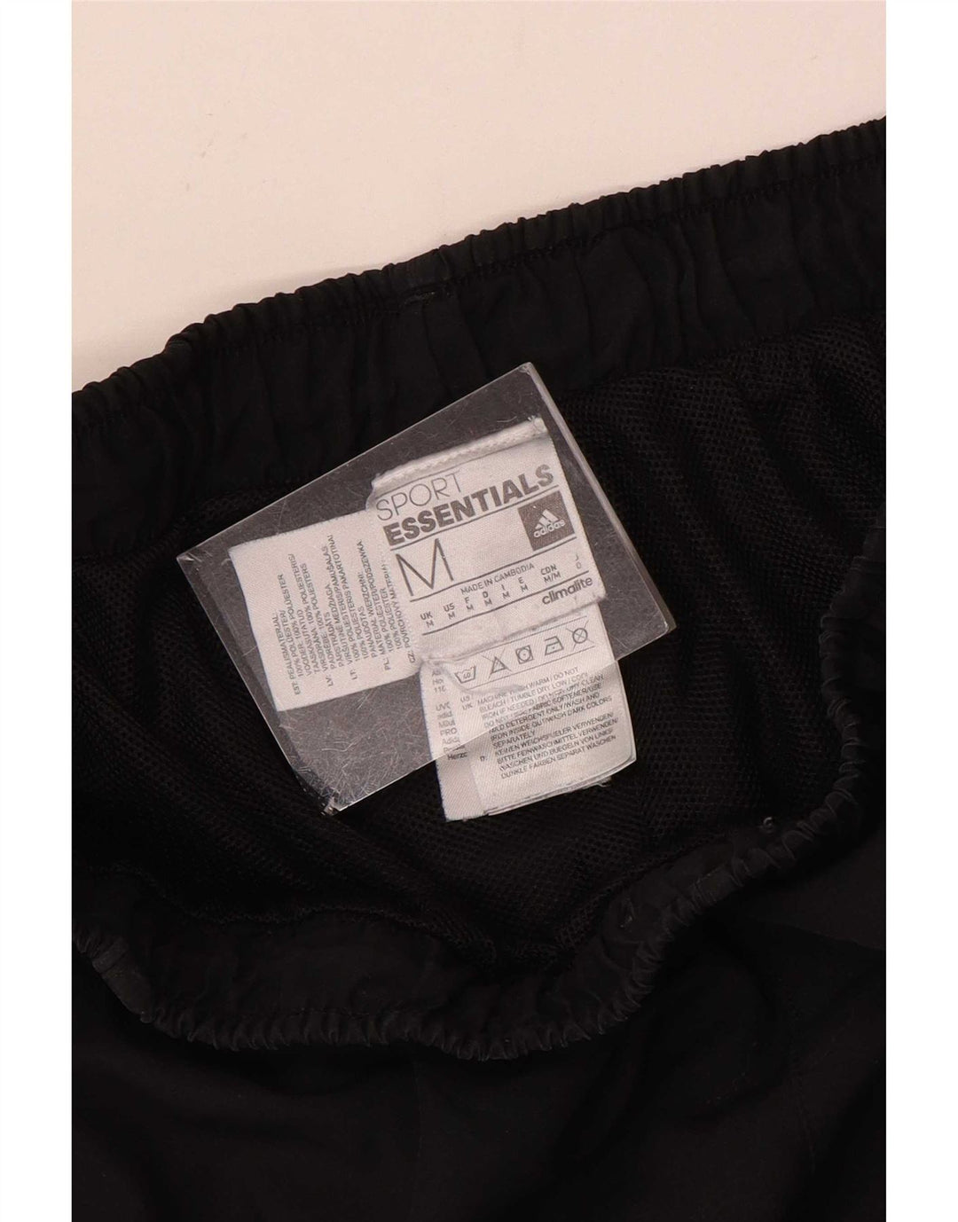 Adidas Mens Sport Shorts Medium Black Polyester