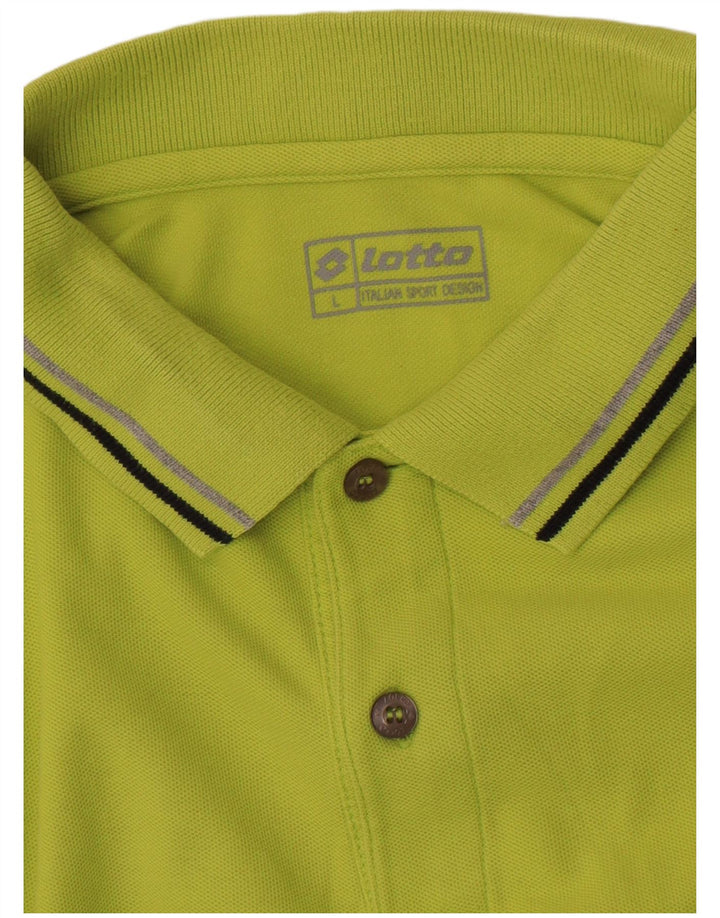 Lotto Mens Polo Shirt Large Green