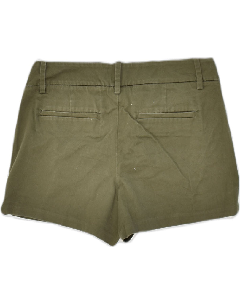 MOSSIMO Womens Low Waist Chino Shorts US 8 Medium W27 Khaki Cotton | Vintage Mossimo | Thrift | Second-Hand Mossimo | Used Clothing | Messina Hembry 