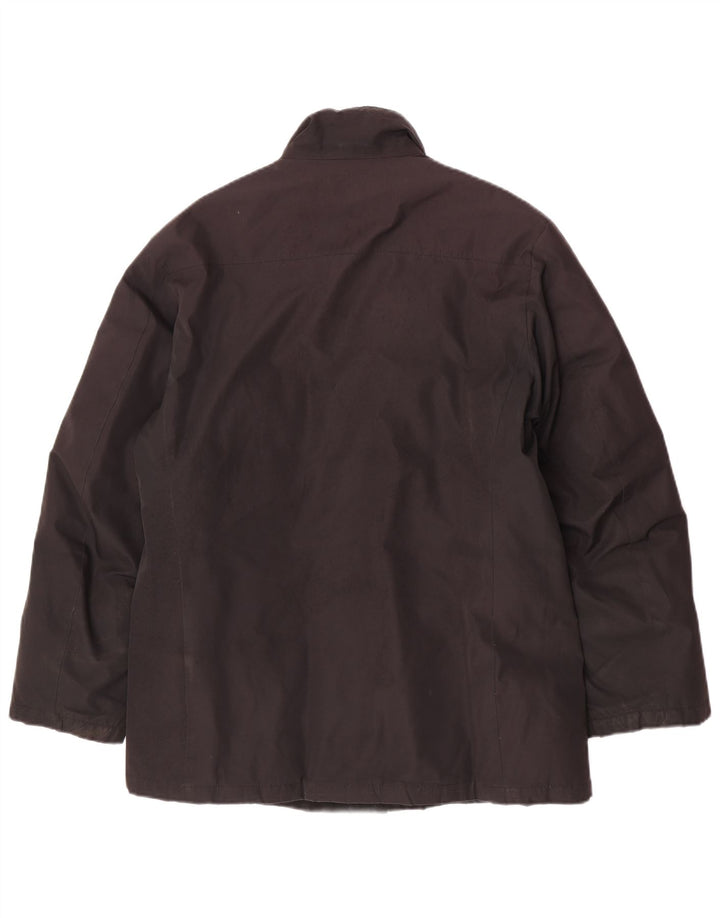 Adidas Mens Padded Coat UK 38/40 Medium Black Polyester