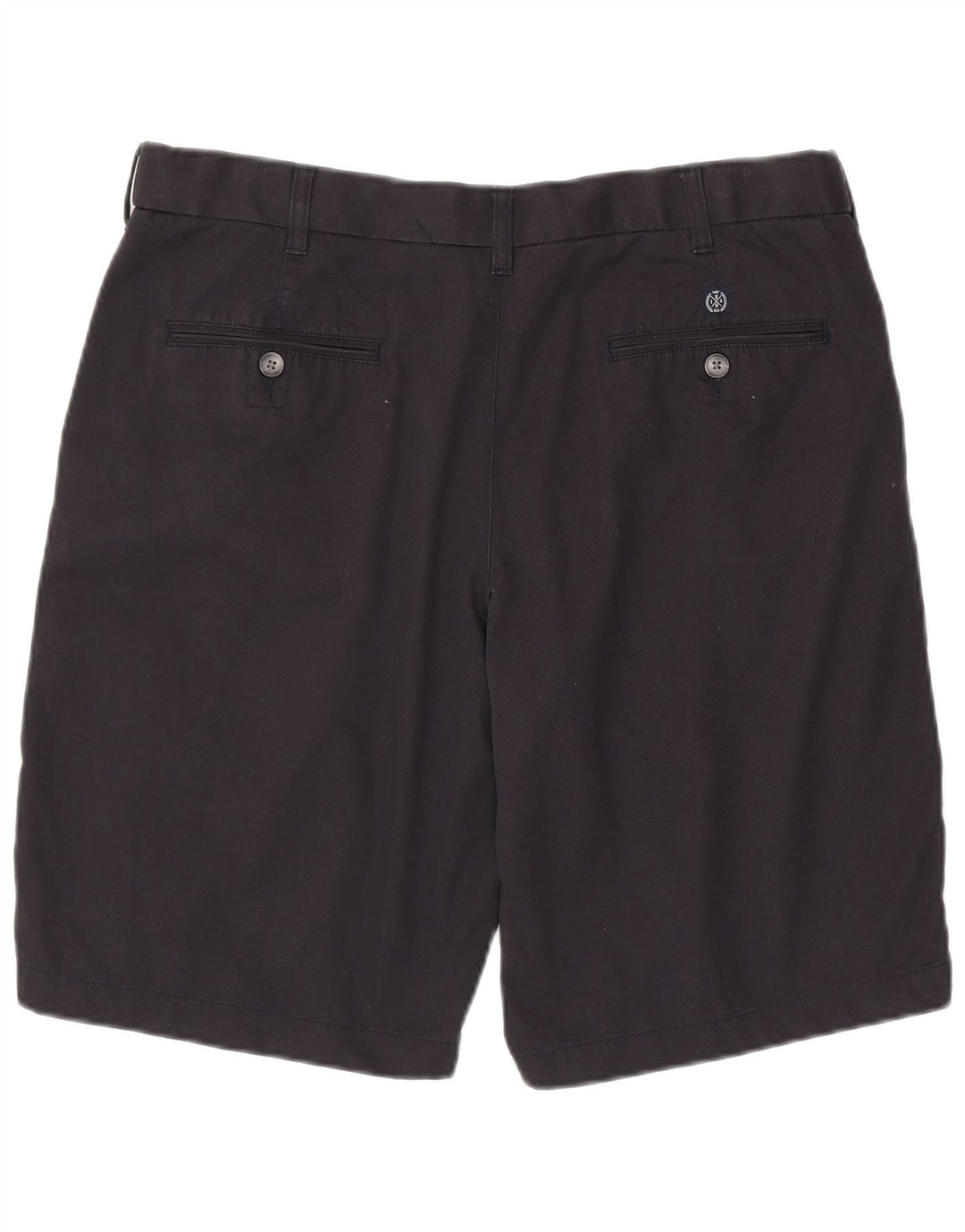 Marks & Spencer Mens Chino Shorts W36 Large Navy Blue Cotton