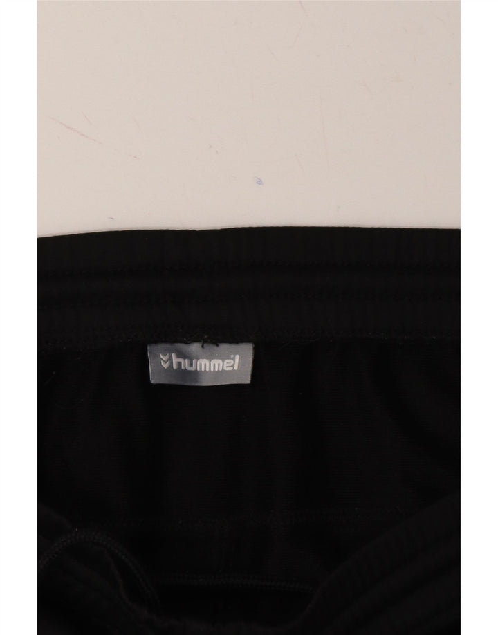 HUMMEL Mens Graphic Tracksuit Trousers 2XL  Black Polyester Vintage Hummel and Second-Hand Hummel from Messina Hembry 