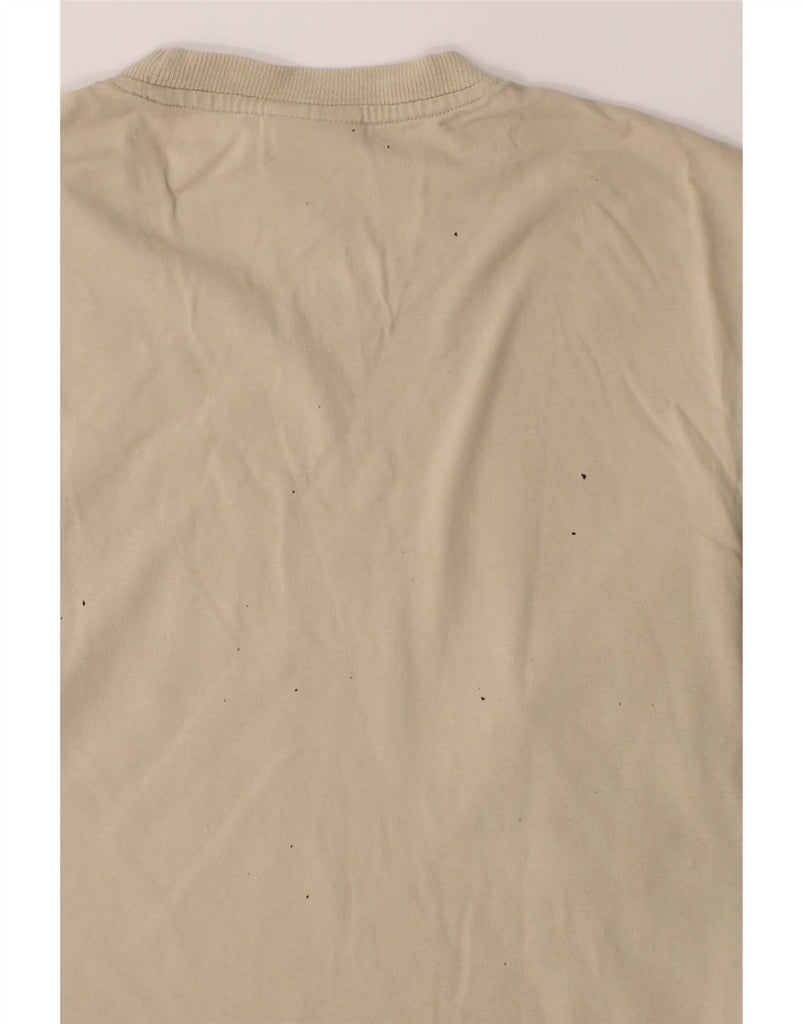 ADIDAS Mens Top Long Sleeve UK 36/38 Small Beige Cotton Vintage Adidas and Second-Hand Adidas from Messina Hembry 