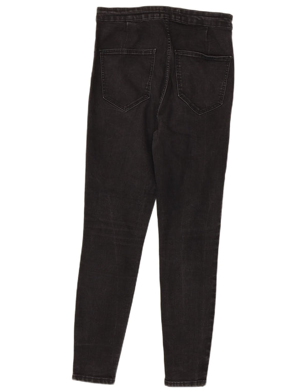 Zara Womens Skinny Jeans EU 42 Large W32 L28 Black