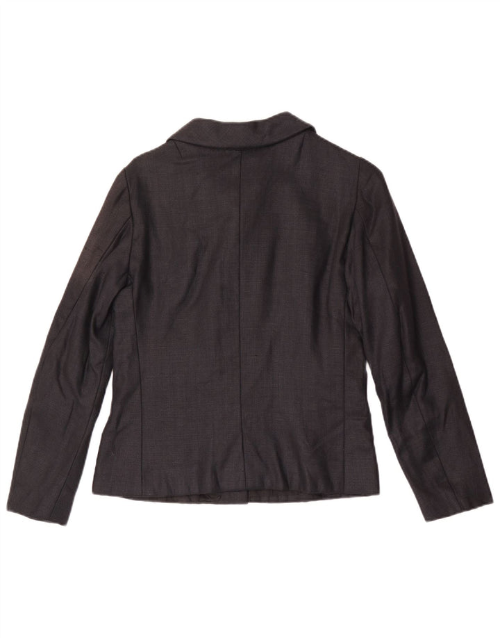 Vintage Womens 7 button Blazer Jacket UK 8 Small Black