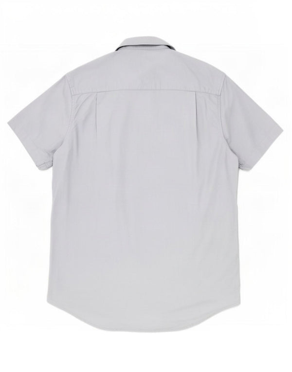U.S. Polo Assn. Mens Short Sleeve Shirt Medium Blue Cotton